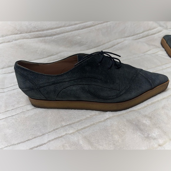 Vivienne Westwood Gray Quilted Loafers with Pointed Toe EUC - Picture 9 of 10